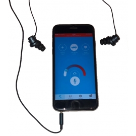 Zesilující sluchátka k mobilnímu telefonu a tabletu pro nedoslýchavé HEAR2