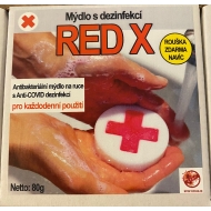 Antibakteriální mýdlo na ruce s dezinfekcí RED X